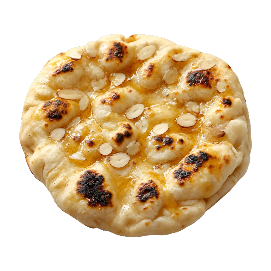 Pain grillé aux amandes effilées, détouré